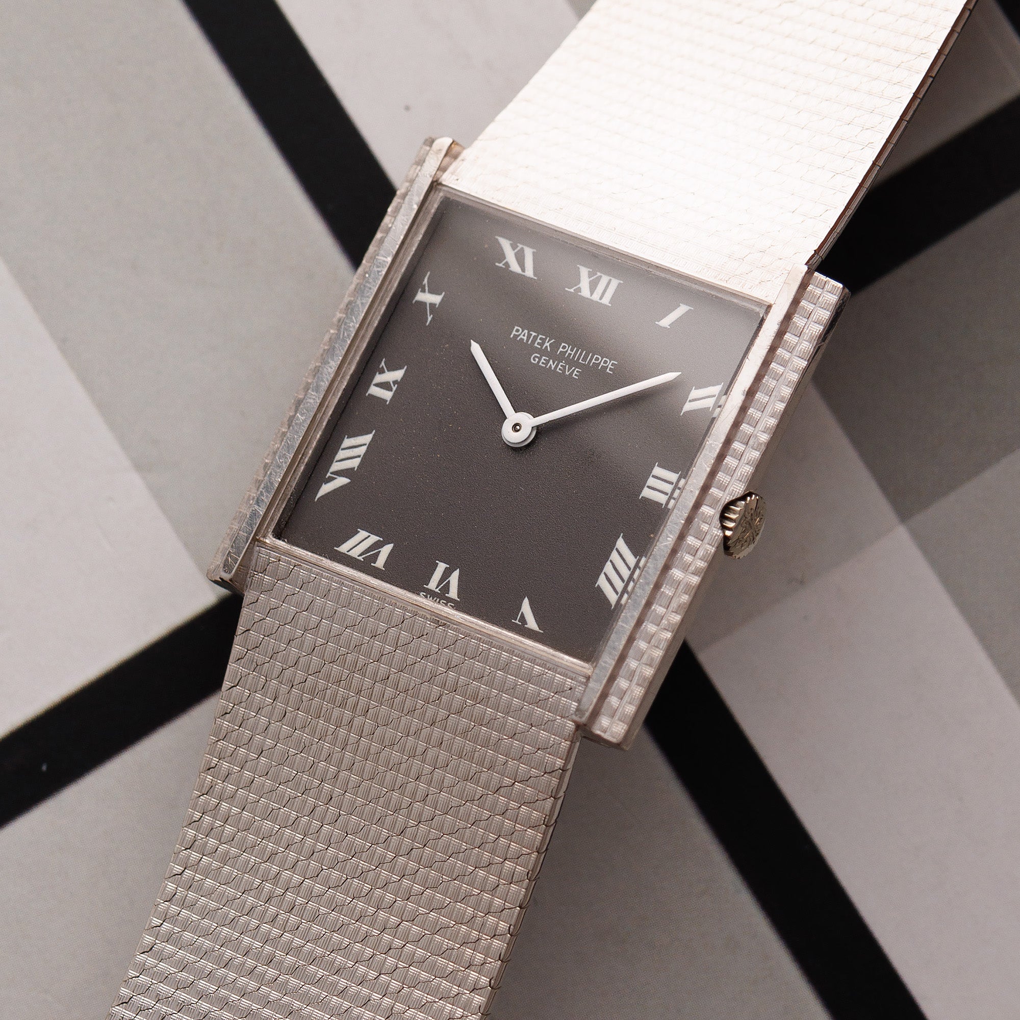 Patek Philippe White Gold Square Watch Ref. 3494