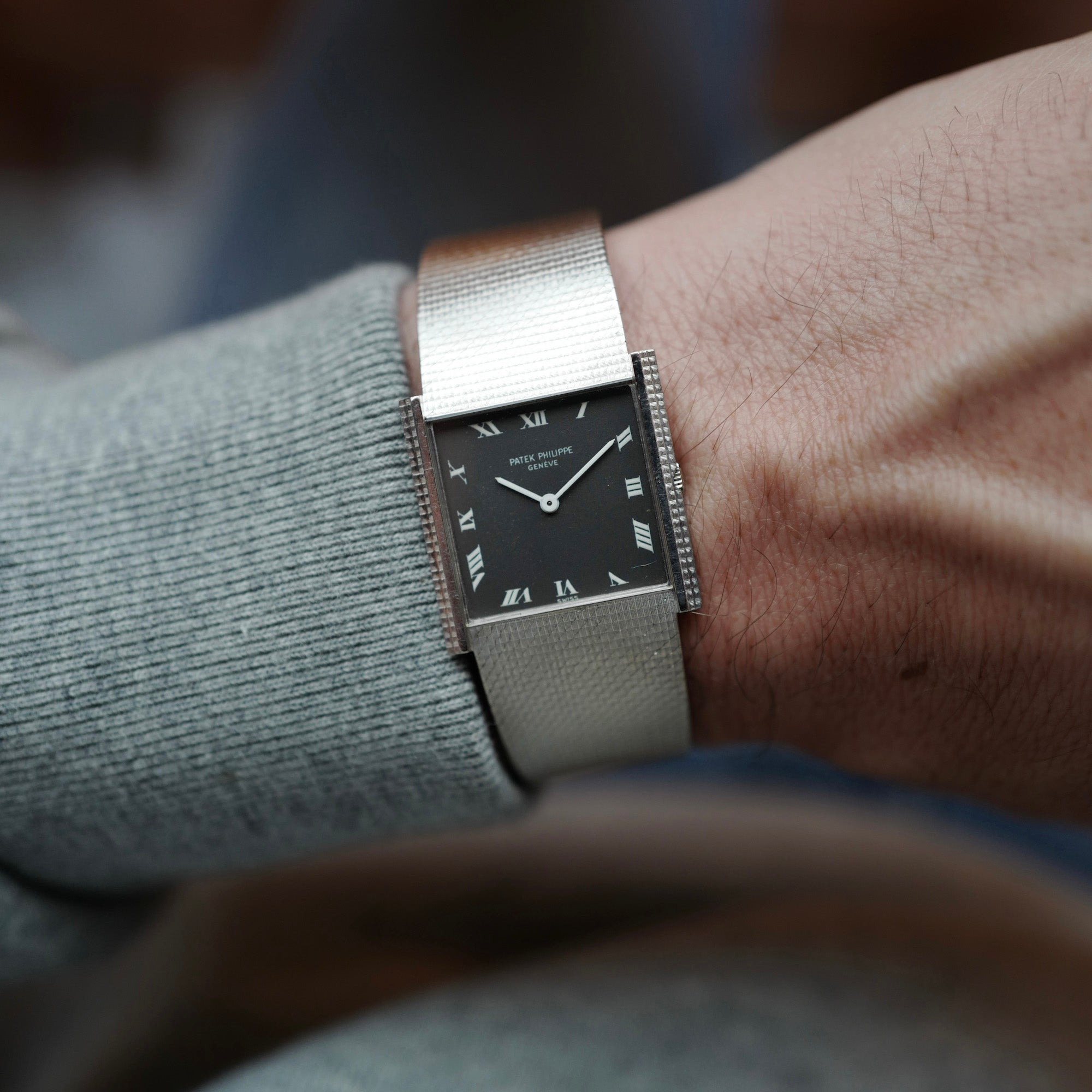 Patek Philippe White Gold Square Watch Ref. 3494