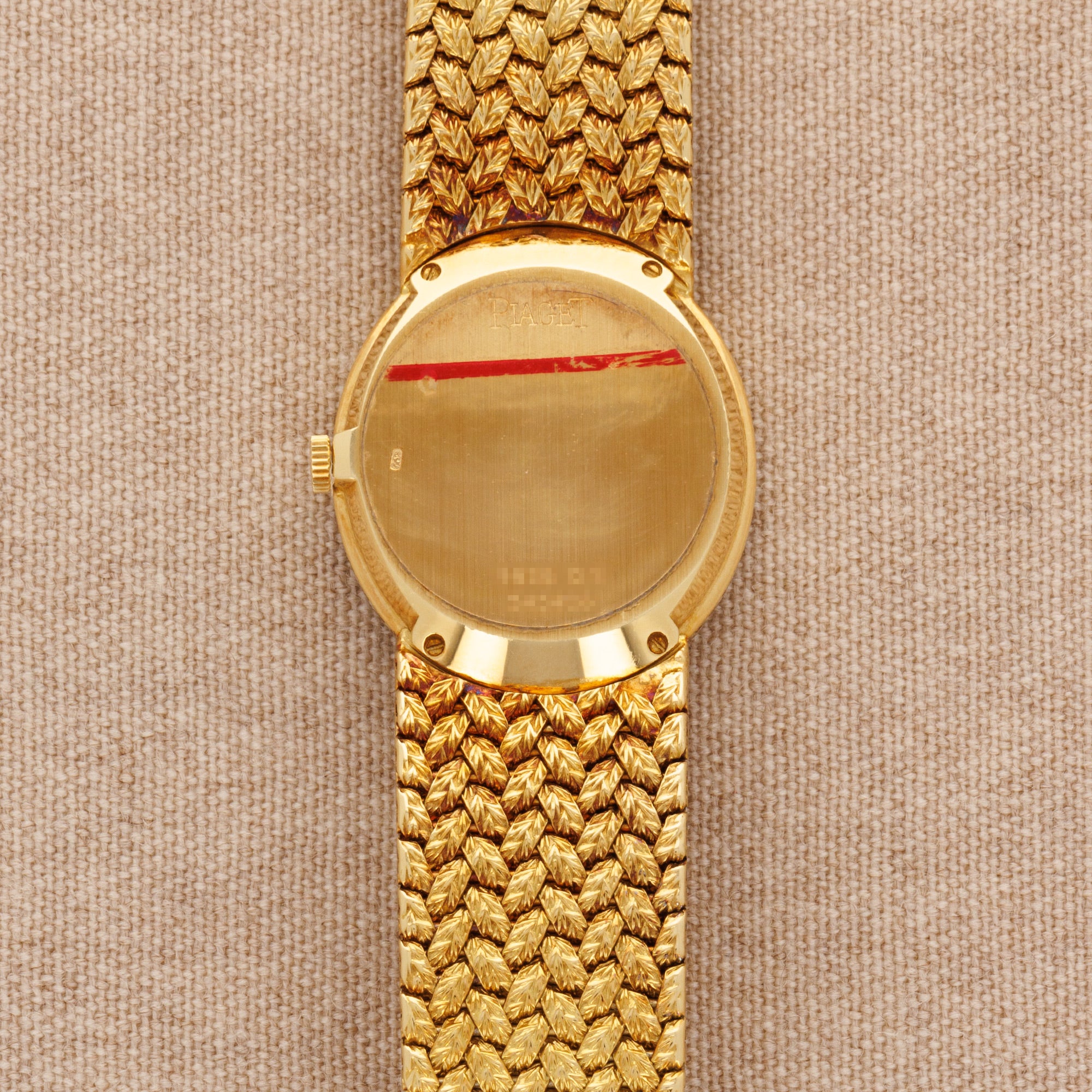 Piaget Yellow Gold, Onyx and Diamond Watch Ref. 9826