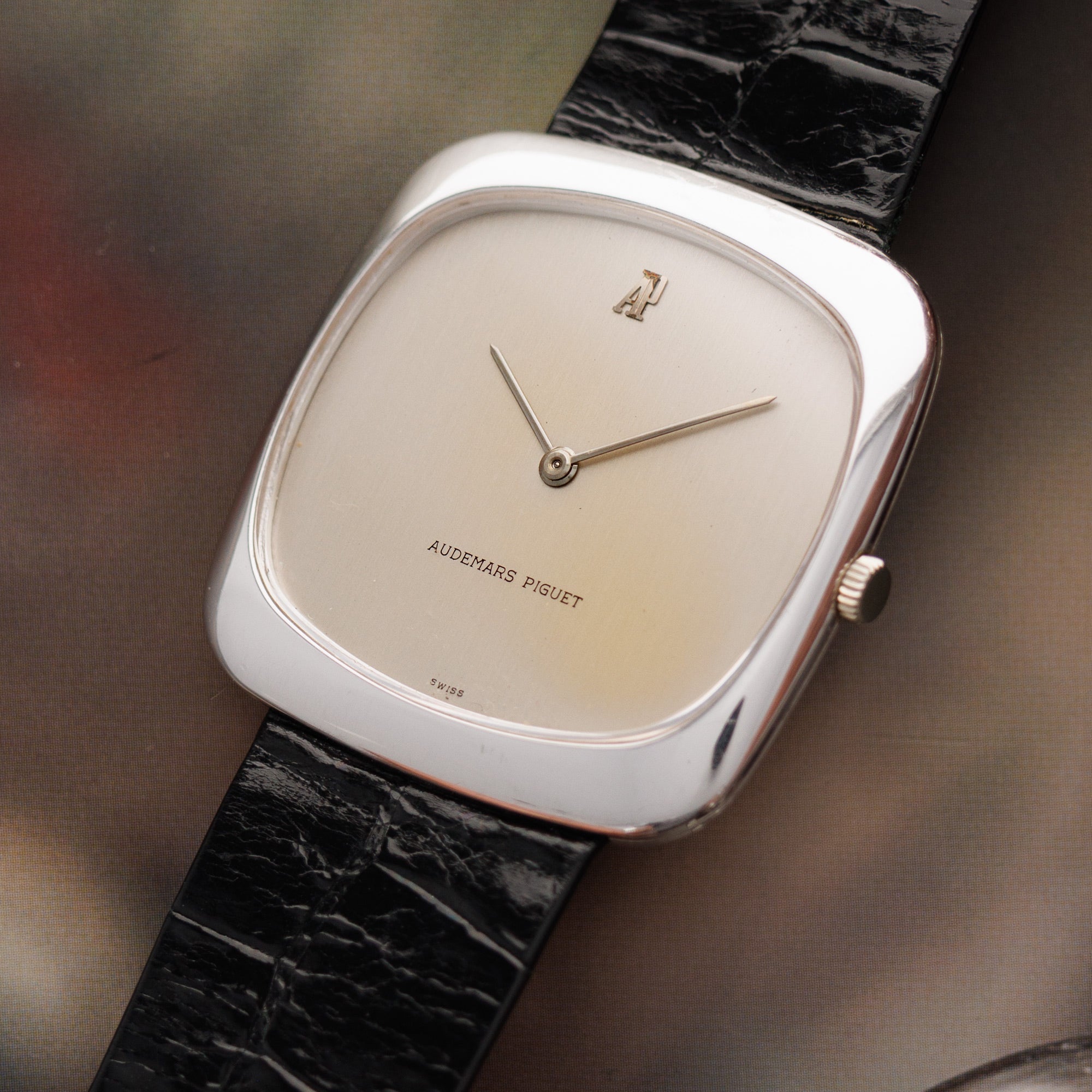Audemars Piguet - Audemars Piguet White Gold Mechanical TV Shaped Watch - The Keystone Watches
