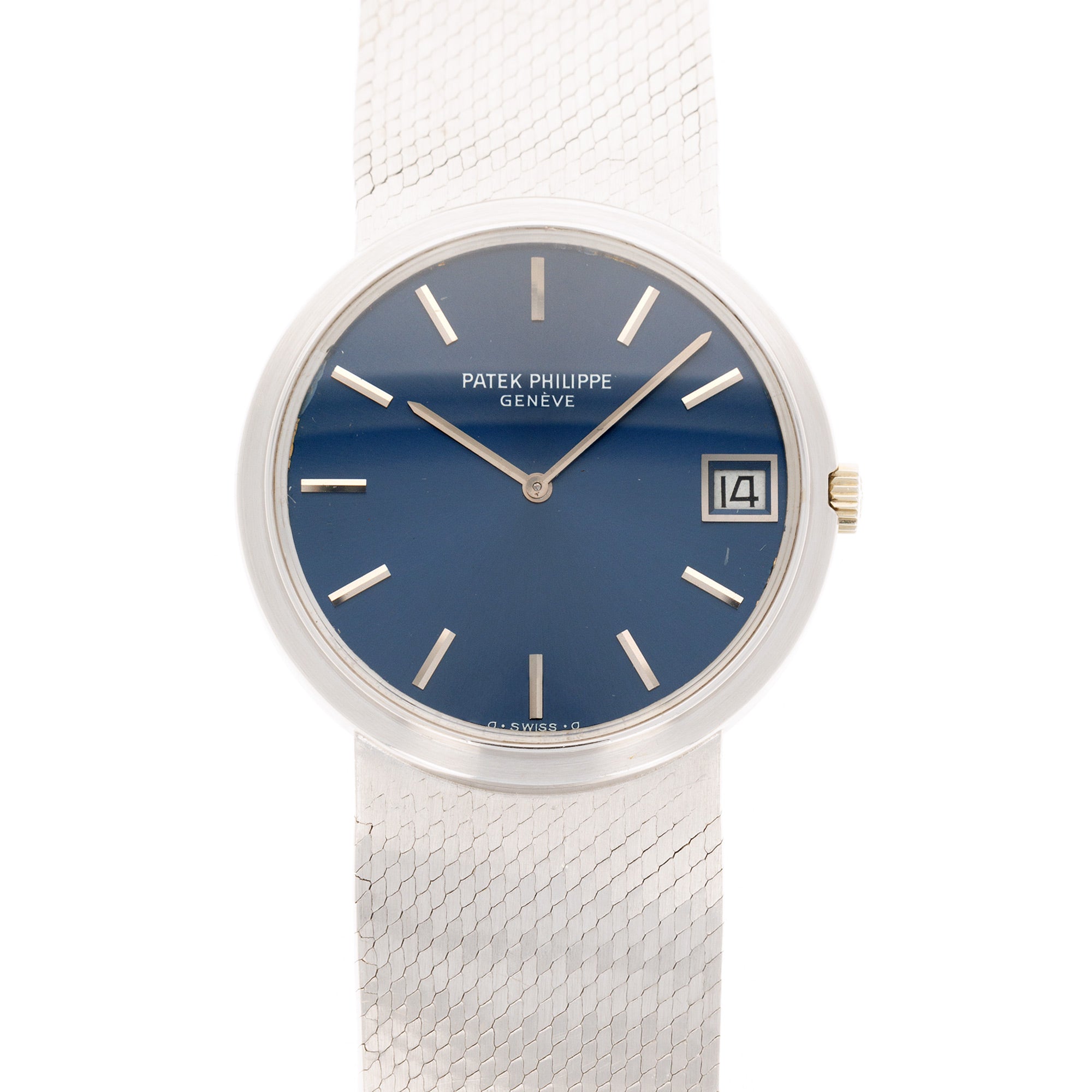 Patek Philippe - Patek Philippe White Gold Calatrava Ref. 3601 - The Keystone Watches