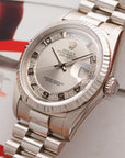 Rolex White Gold Day Date Ref. 18239 with Factory Diamond Dial