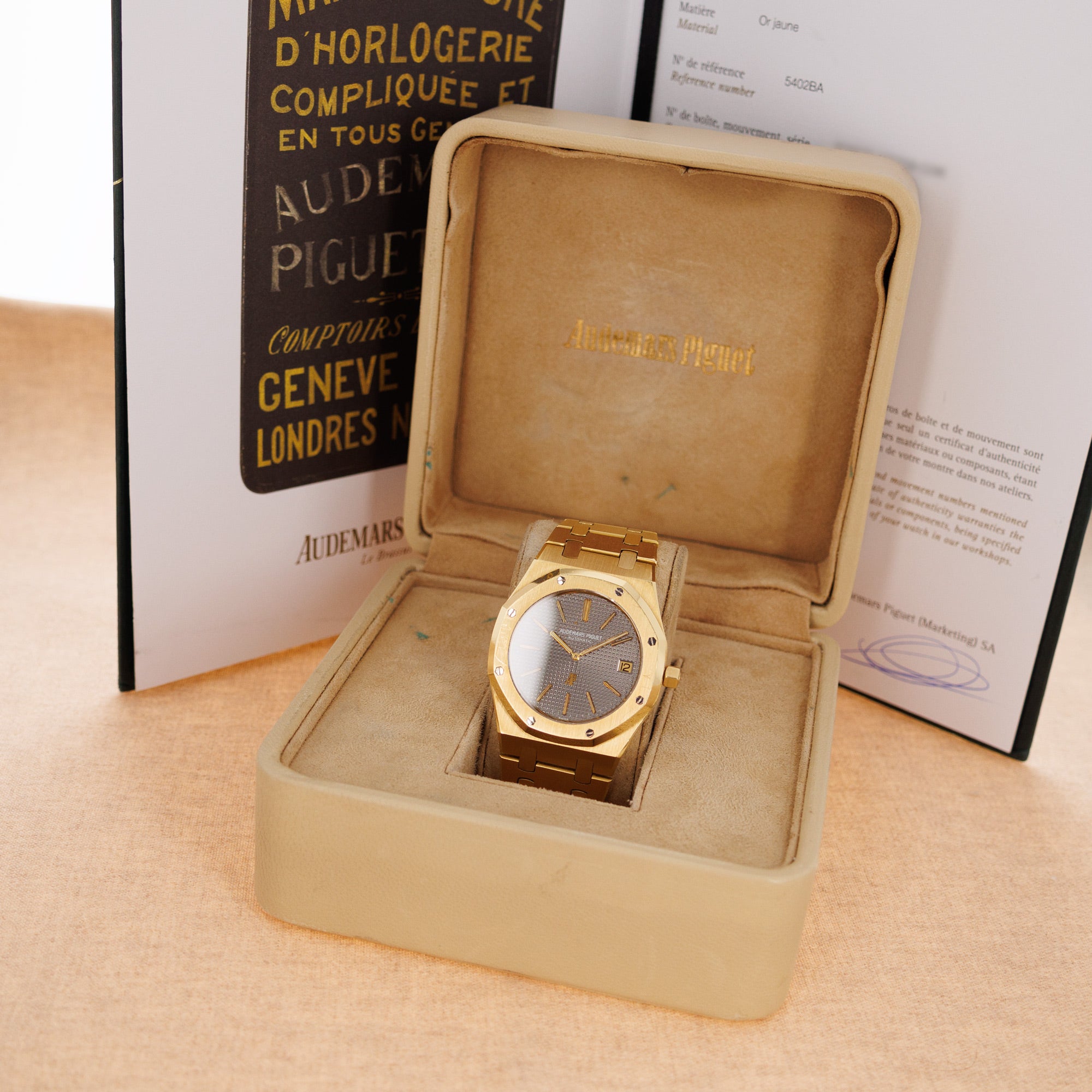 Audemars Piguet - Audemars Piguet Yellow Gold Watch Ref. 5402 - The Keystone Watches