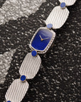Audemars Piguet White Gold Lapis Optical Watch, by George Lenfant
