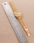 Rolex Yellow Gold Day-Date Ref. 18238 with Pave Diamonds and Sapphire Markers