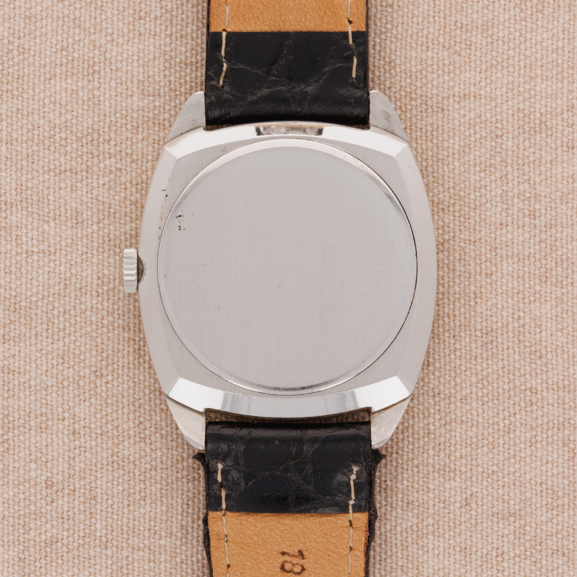 Audemars Piguet Steel Tonneau Watch Ref. 5369 with Hobnail Dial