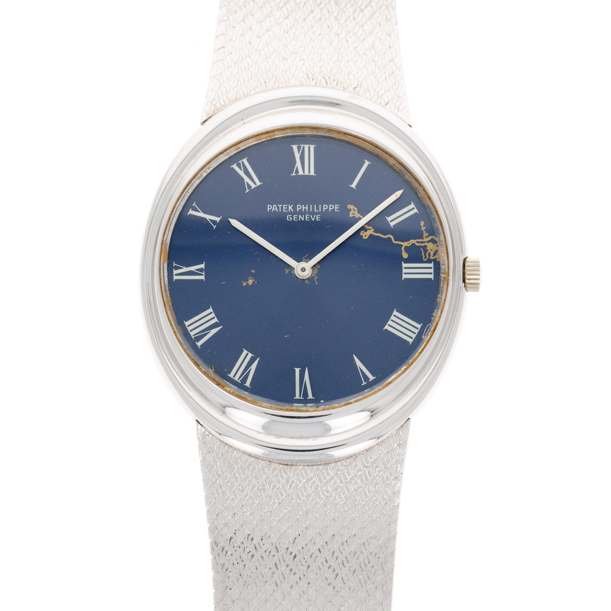 Patek White Gold Golden Ellipse Watch Ref. 3594