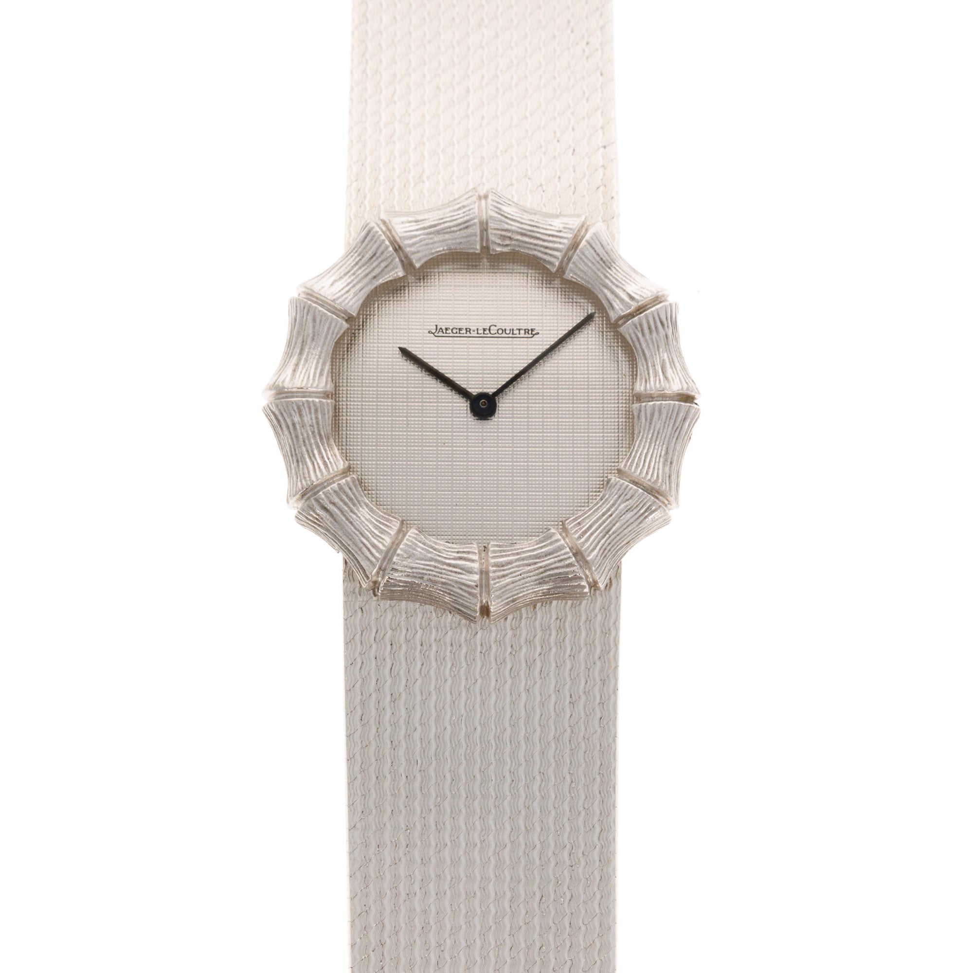 Jaeger Lecoultre White Gold Bamboo Watch