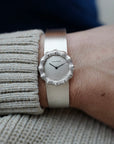 Jaeger Lecoultre White Gold Bamboo Watch