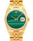 Rolex Yellow Gold Datejust Ref. 16238 with Malachite Dial