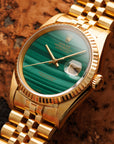 Rolex Yellow Gold Datejust Ref. 16238 with Malachite Dial