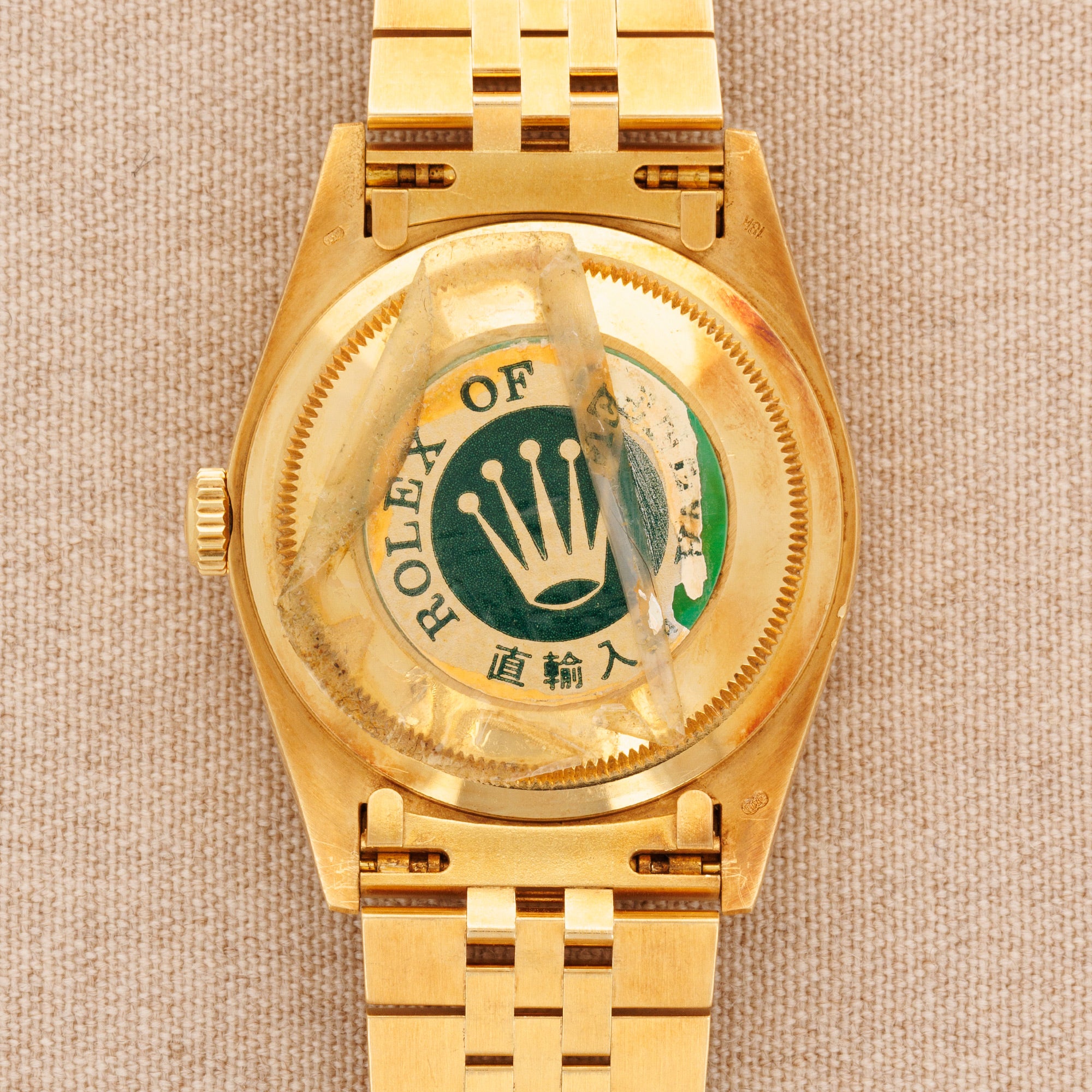 Rolex Yellow Gold Datejust Ref. 16238 with Malachite Dial