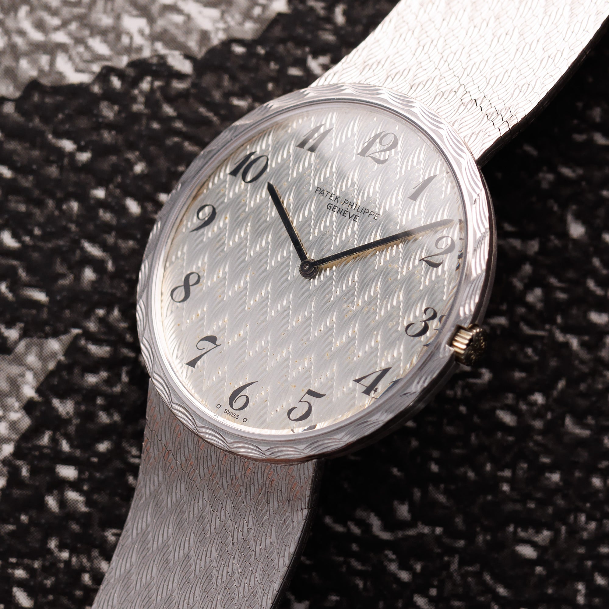 Patek Philippe - Patek Philippe White Gold Ultra-Thin Ref. 3588 with Rare Breguet Dial - The Keystone Watches