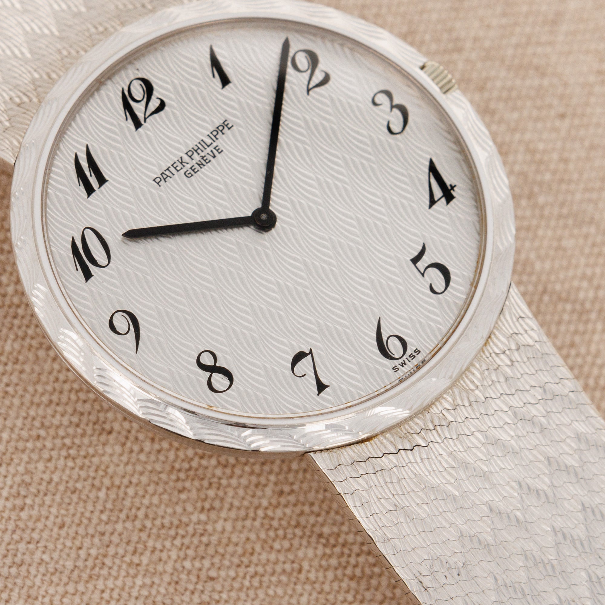 Patek Philippe - Patek Philippe White Gold Ultra-Thin Watch Ref. 3588 with Breguet Numerals - The Keystone Watches