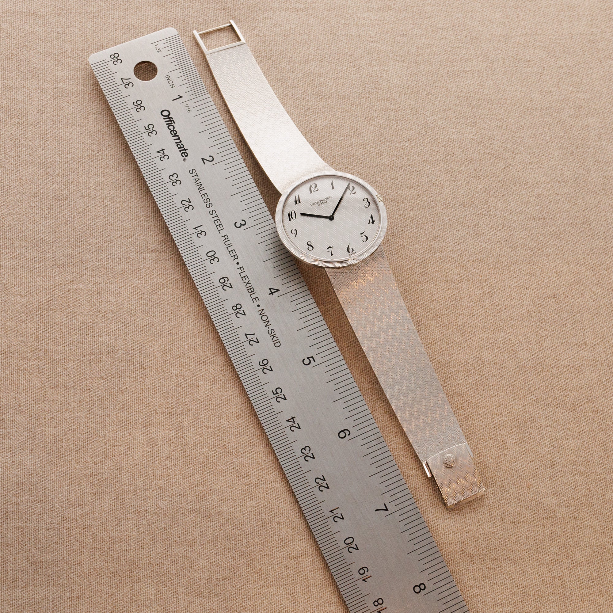 Patek Philippe - Patek Philippe White Gold Ultra-Thin Watch Ref. 3588 with Breguet Numerals - The Keystone Watches