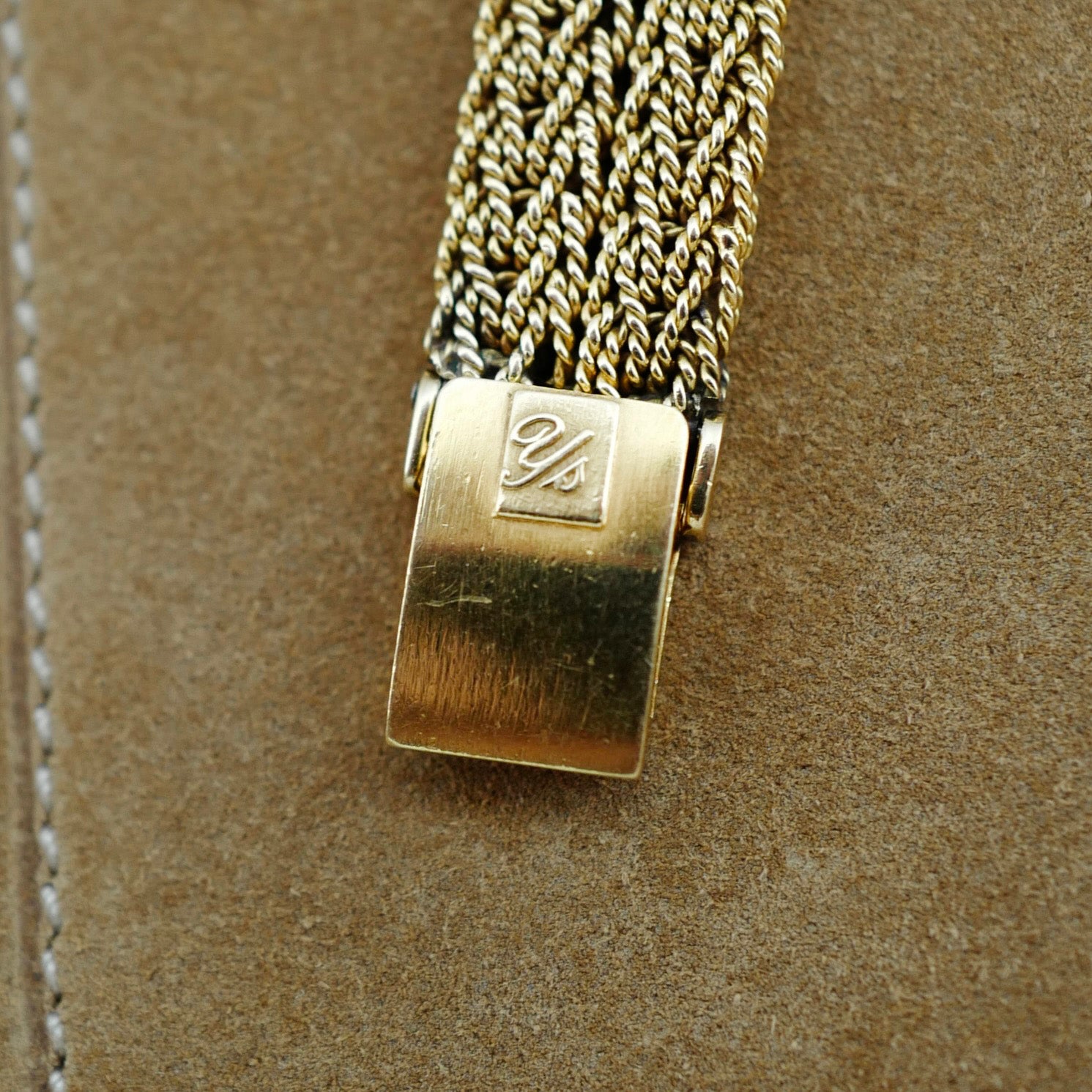 Jean Ete Yellow Gold Watch with Lapis and Nephrite Jade