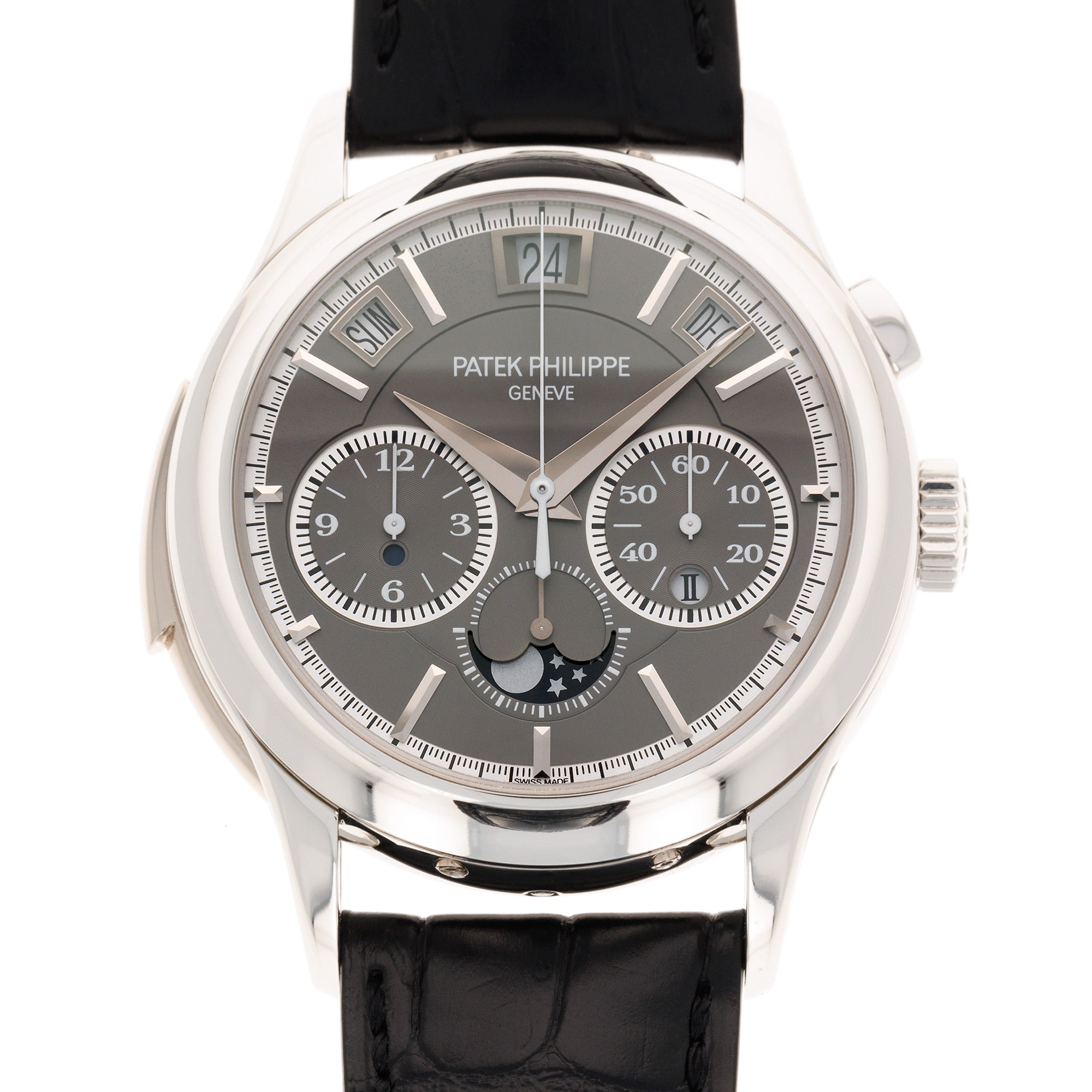 Patek Philippe Platinum Perpetual Calendar Minute Repeater Chronograph Ref. 5208