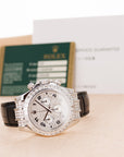 Rolex White Gold Daytona Ref. 116599TBR with Baguette Diamonds