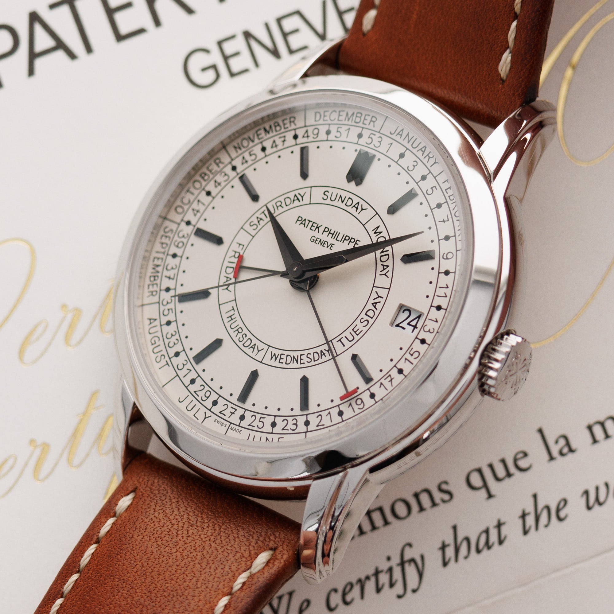 Patek Philippe Steel Weekly Calendar Ref. 5212