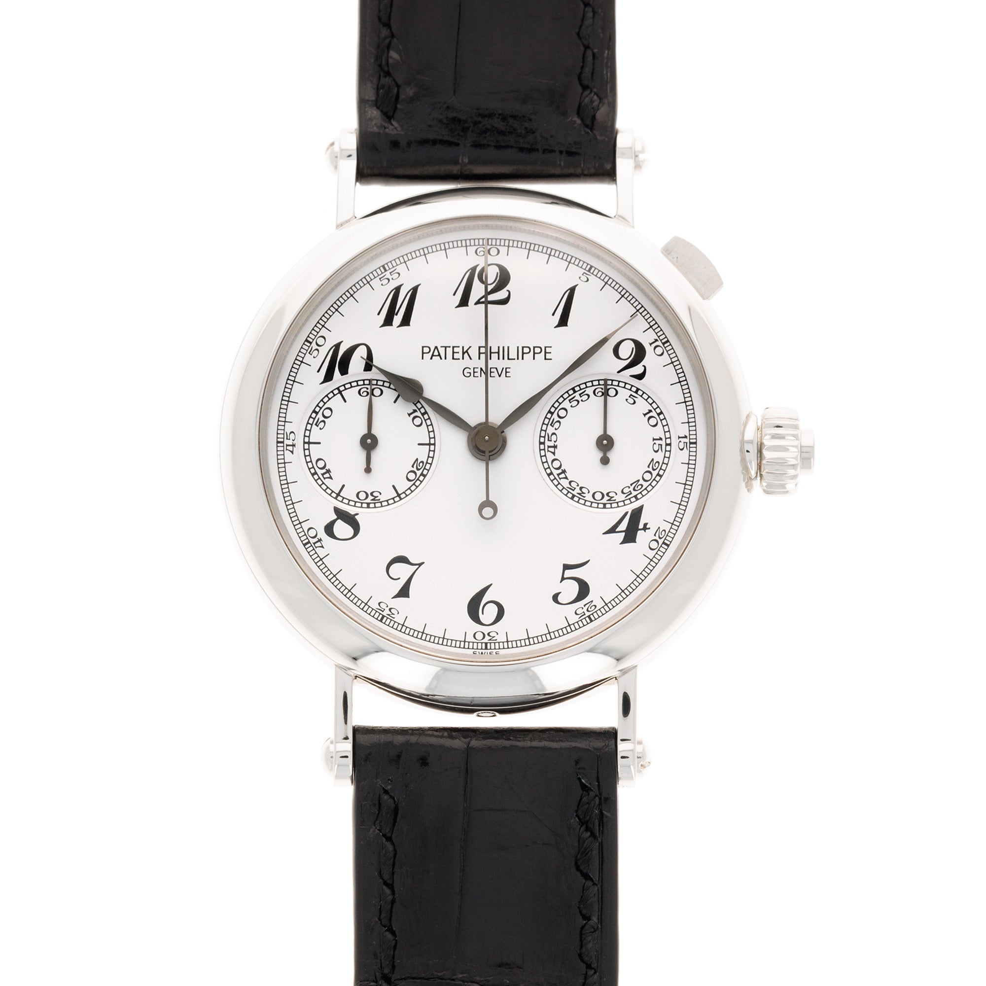 Patek Philippe - Patek Philippe Platinum Split Seconds Monopusher Chronograph 5959 - The Keystone Watches