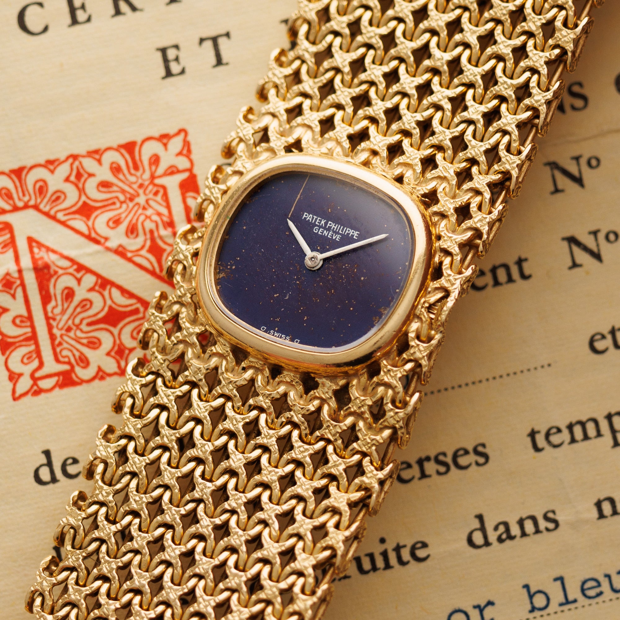 Patek Philippe - Patek Philippe Yellow Gold Ellipse Dor Bracelet Watch Ref. 4151 - The Keystone Watches