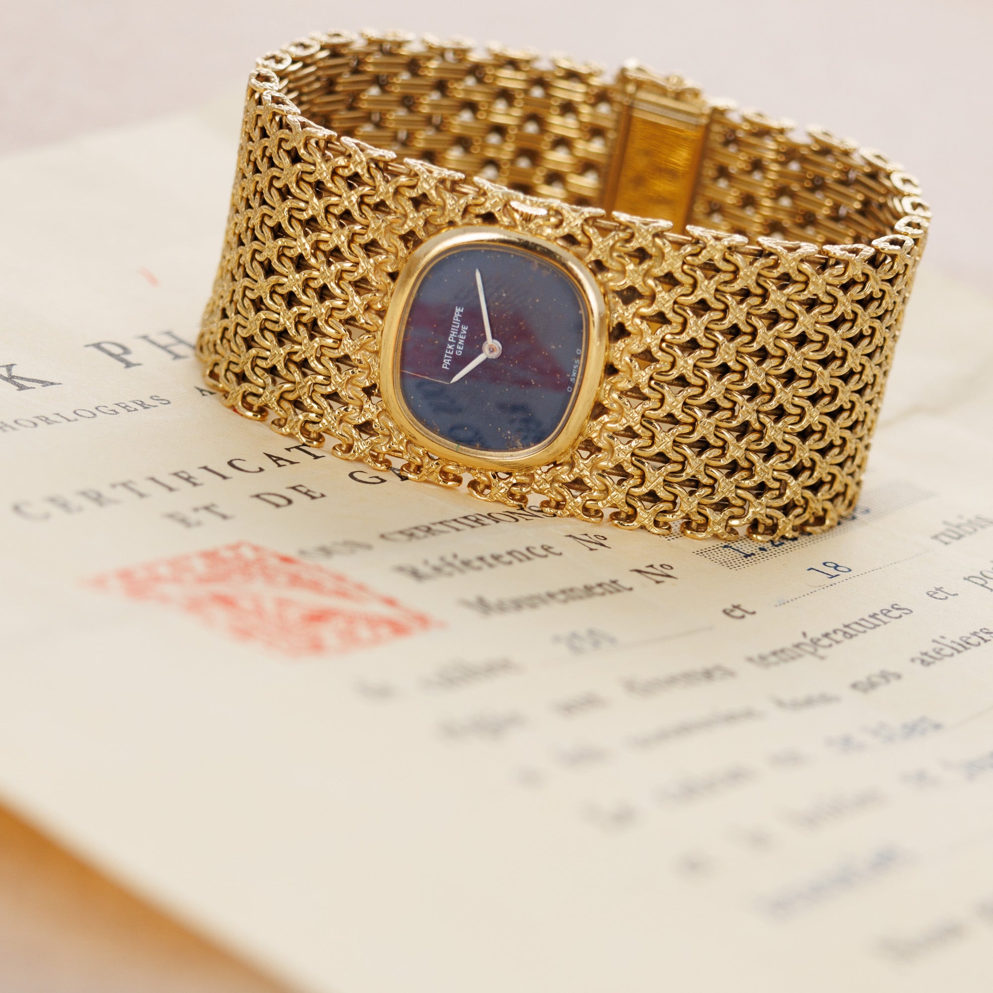 Patek Philippe - Patek Philippe Yellow Gold Ellipse Dor Bracelet Watch Ref. 4151 - The Keystone Watches