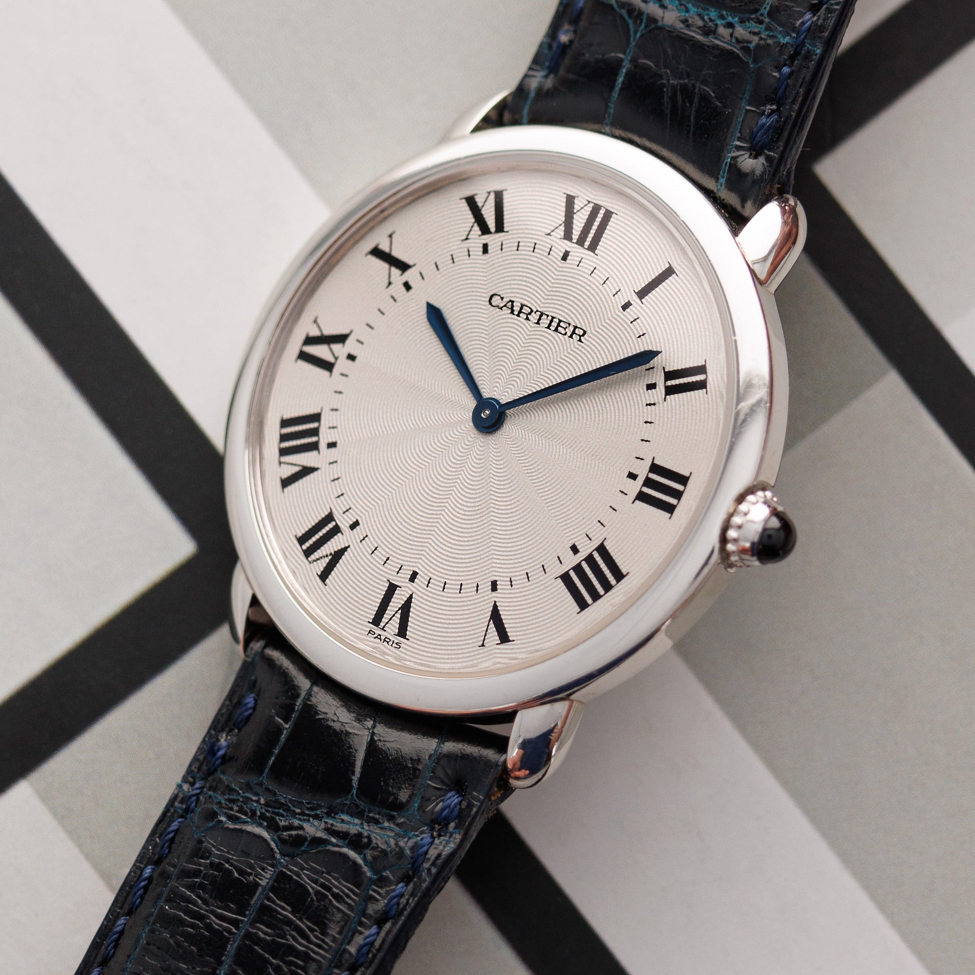 Cartier Platinum Vendome Ronde Louis Ref. 1297