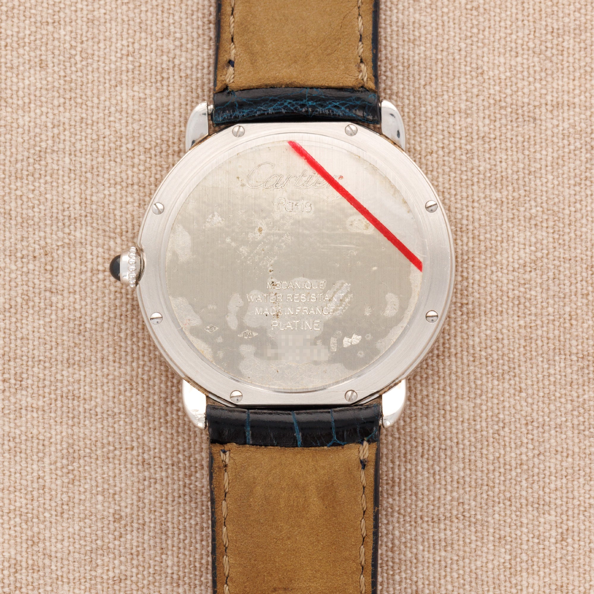 Cartier Platinum Vendome Ronde Louis Ref. 1297