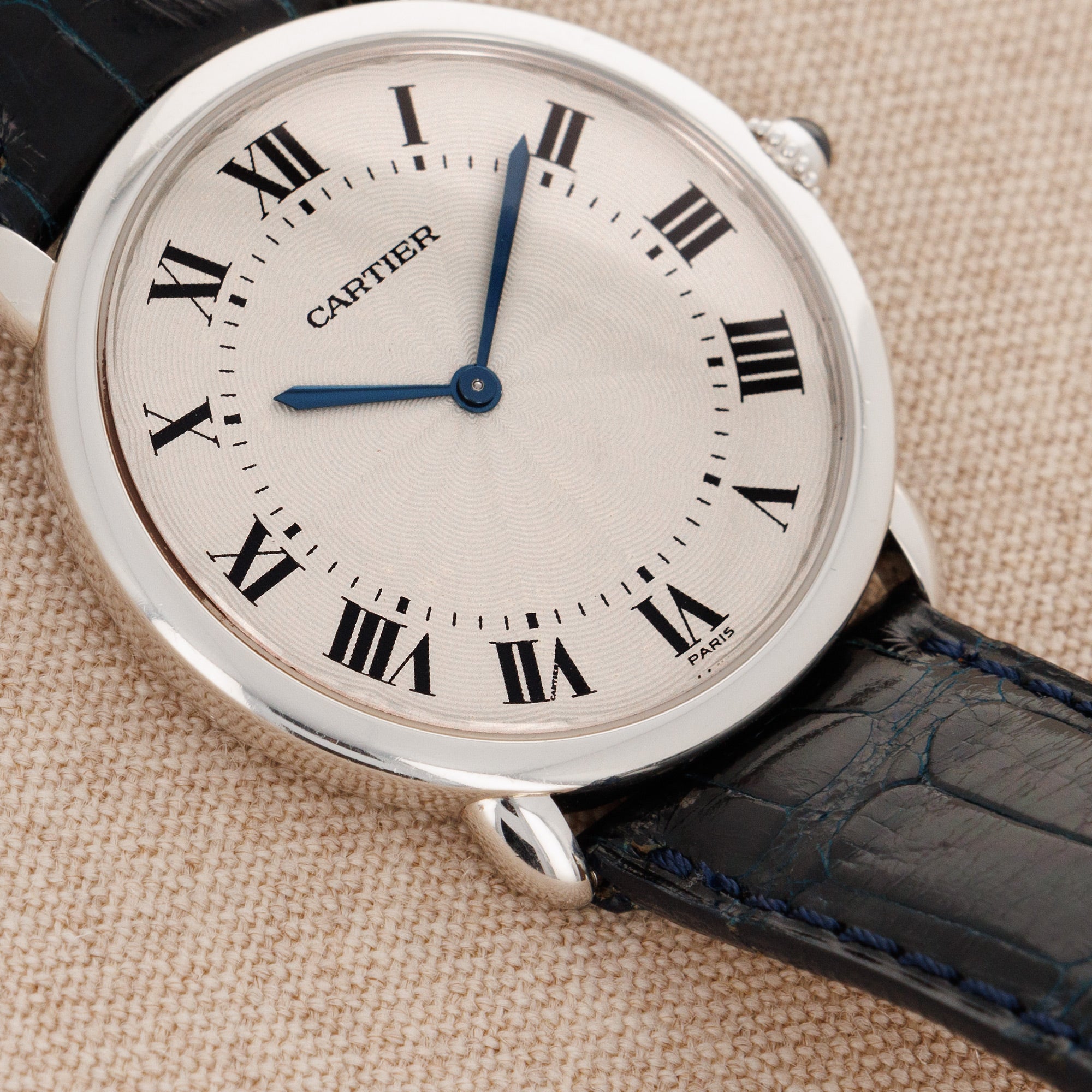 Cartier Platinum Vendome Ronde Louis Ref. 1297