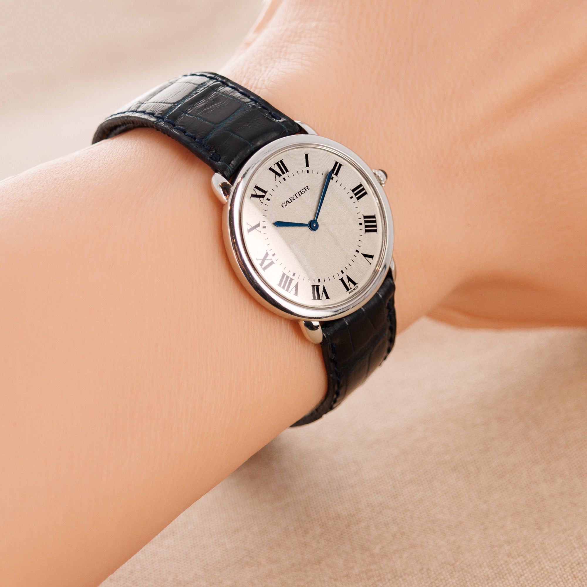 Cartier Platinum Vendome Ronde Louis Ref. 1297