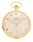 Patek Philippe Yellow Gold Pocket Watch Ref. 652 with Breguet Numerals Retailed by Tiffany & Co. Ref. 652/1