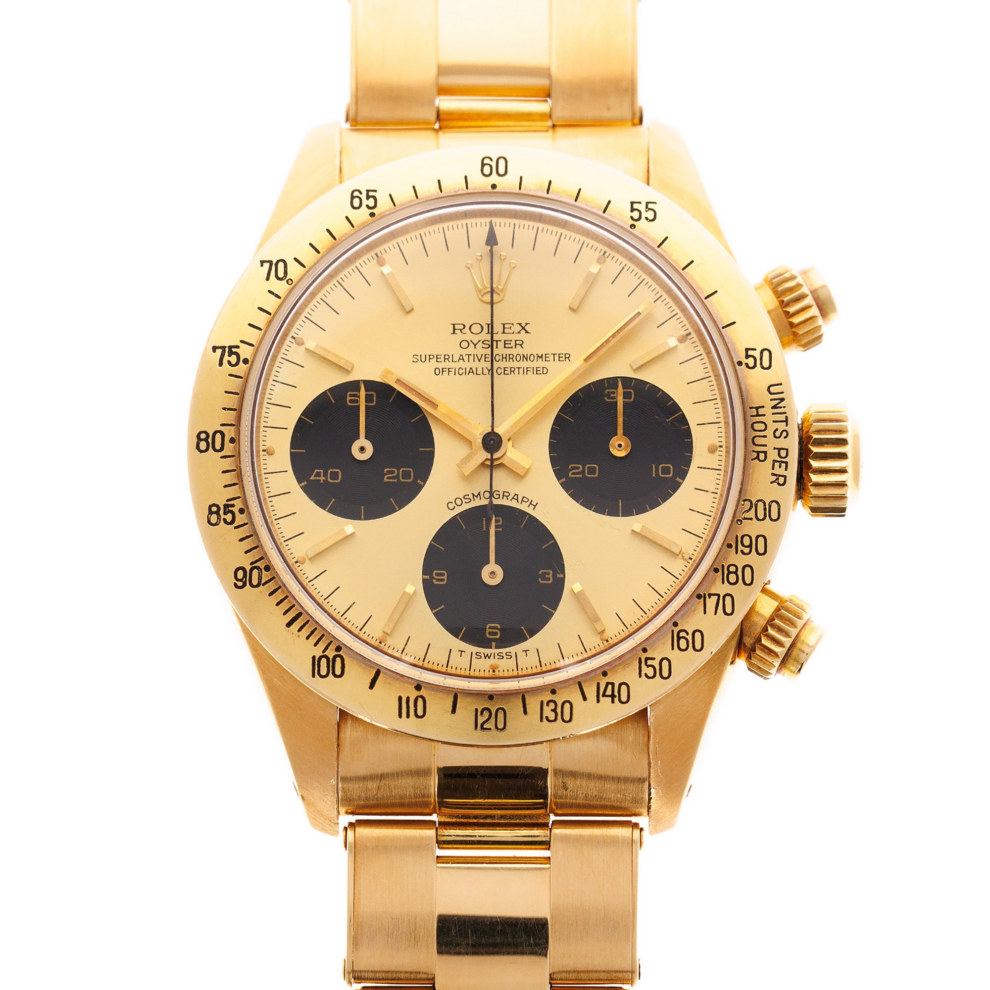Rolex - Rolex Yellow Gold Cosmograph Daytona Watch Ref. 6265 with Original Box and Papers - The Keystone Watches