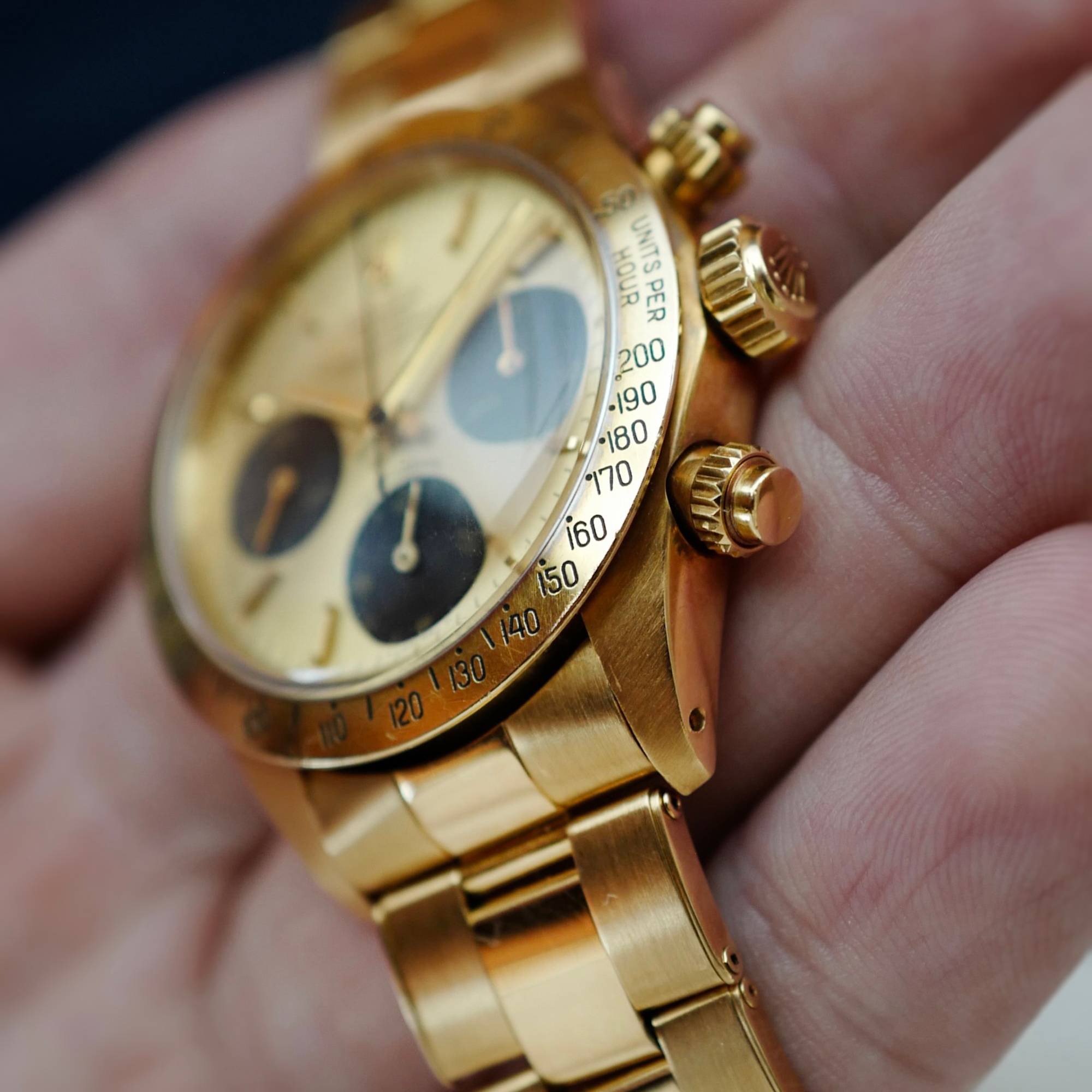 Rolex - Rolex Yellow Gold Cosmograph Daytona Watch Ref. 6265 with Original Box and Papers - The Keystone Watches