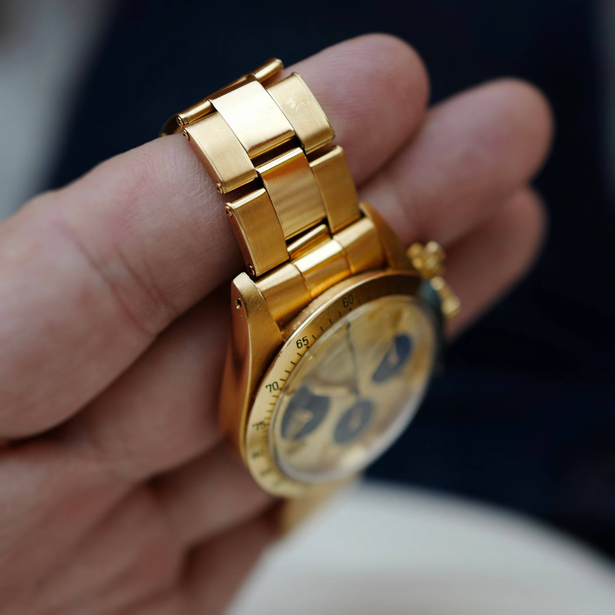 Rolex - Rolex Yellow Gold Cosmograph Daytona Watch Ref. 6265 with Original Box and Papers - The Keystone Watches