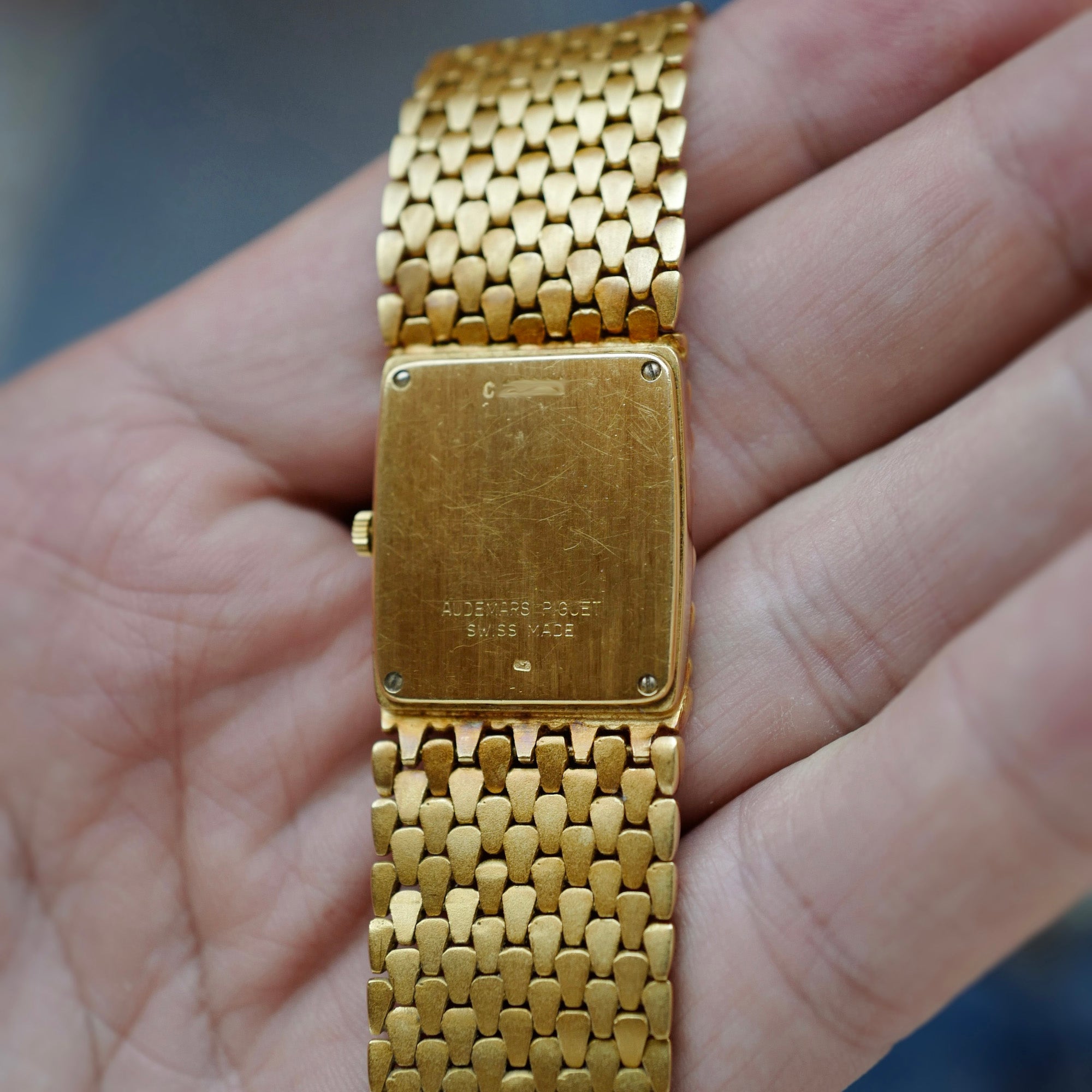 Audemars Piguet Yellow Gold Bracelet Watch (New Arrival)