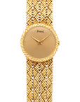 Piaget - Piaget Yellow Gold Braided Bracelet Watch Ref. 922 - The Keystone Watches