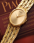 Piaget - Piaget Yellow Gold Braided Bracelet Watch Ref. 922 - The Keystone Watches