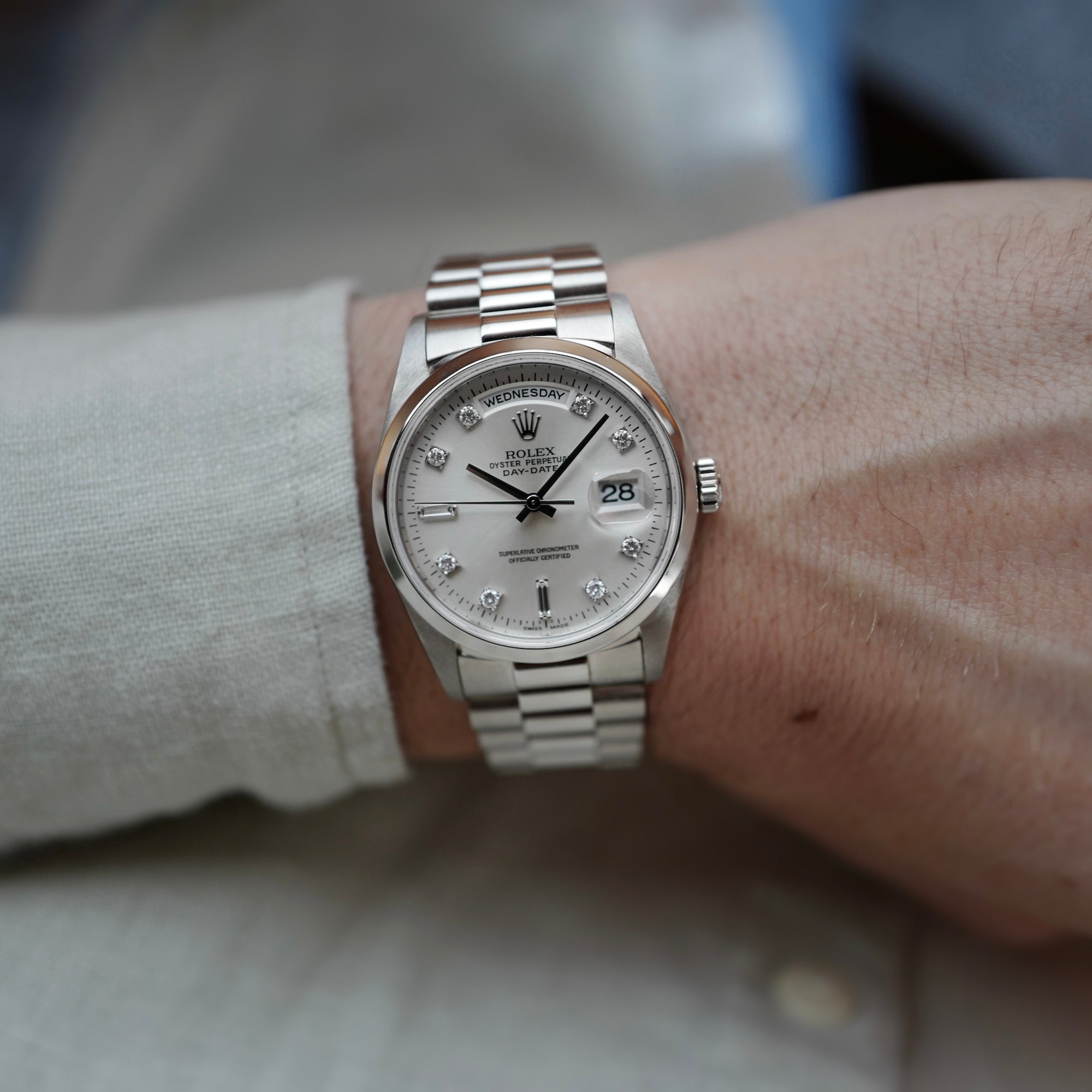 Rolex Platinum Day Date Ref. 18206