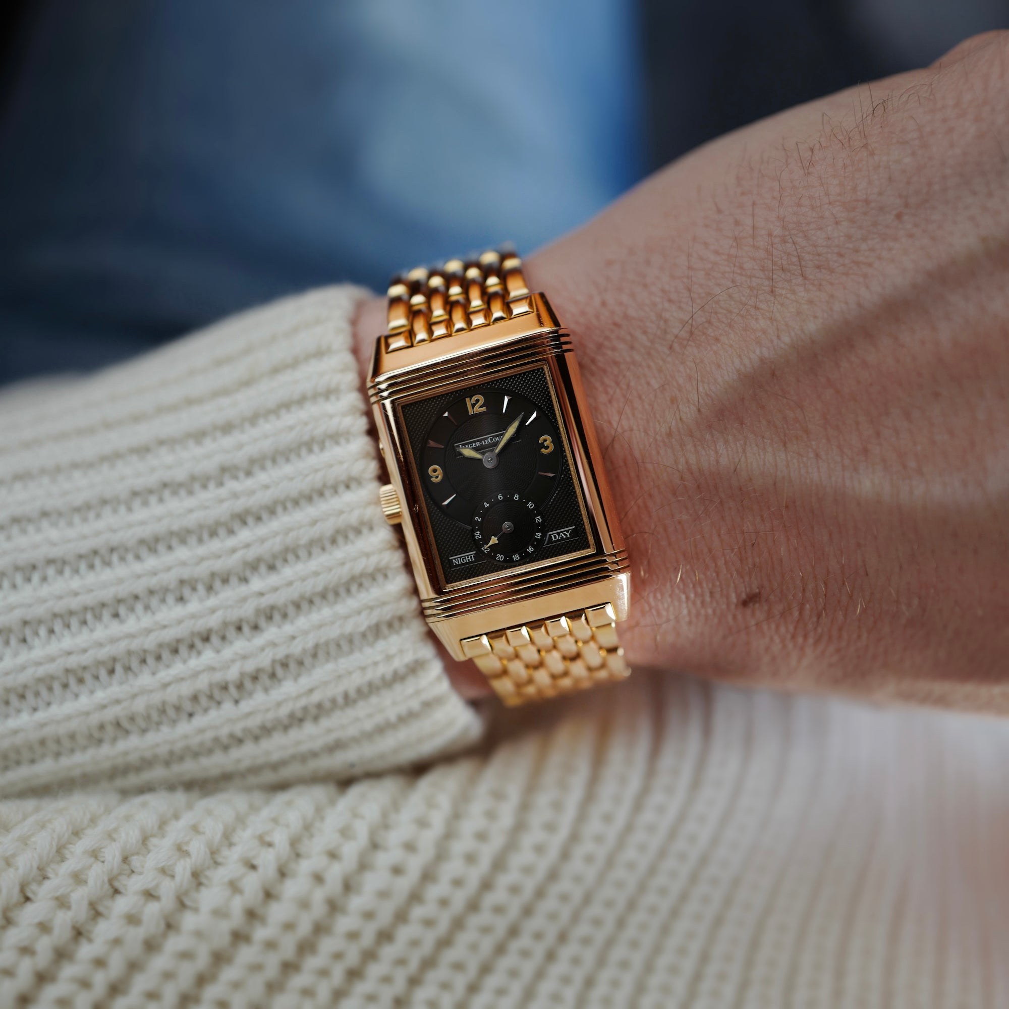 Jaeger LeCoultre - Jaeger Lecoultre Rose Gold Reverso Day Night Duoface Ref. 270.2.54 - The Keystone Watches