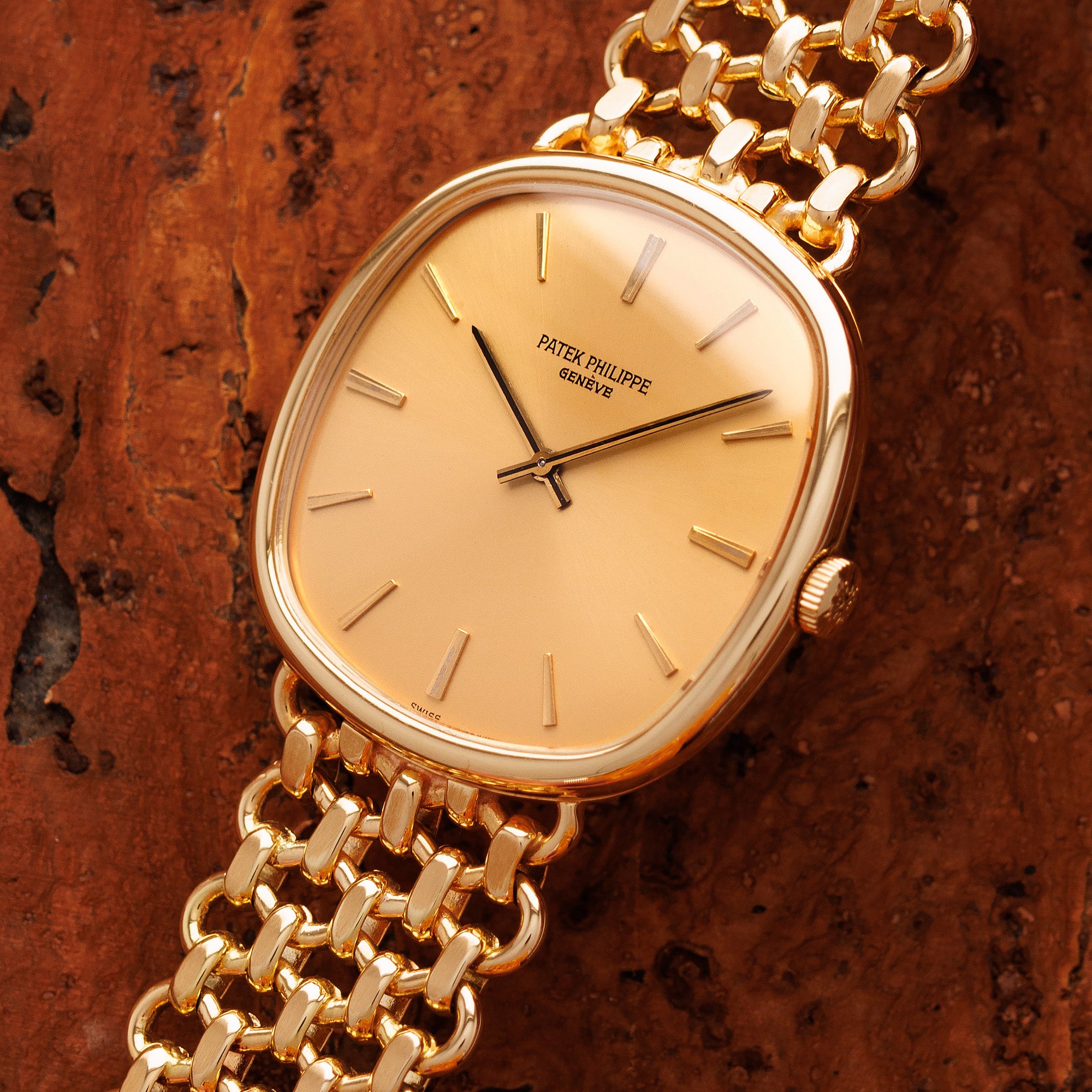 Patek Philippe Yellow Gold Circle Watch Ref. 3844