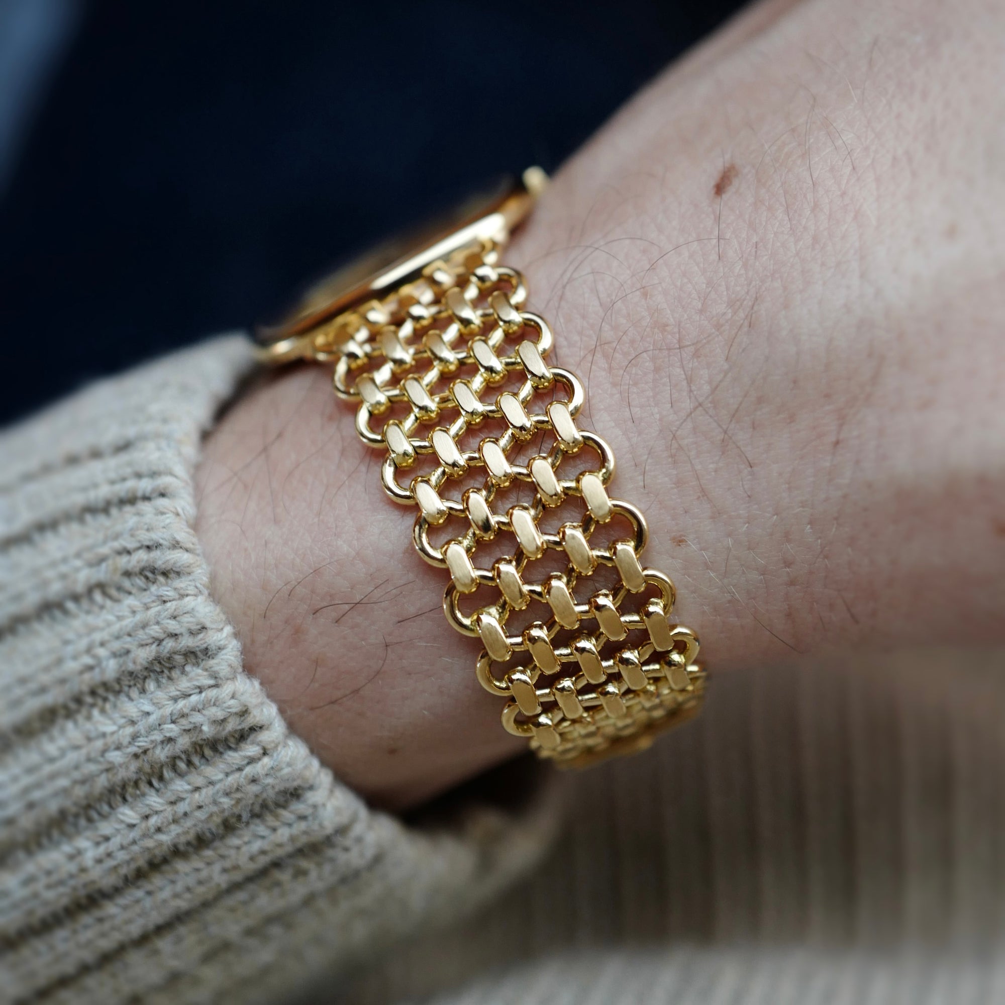 Patek Philippe Yellow Gold Circle Watch Ref. 3844