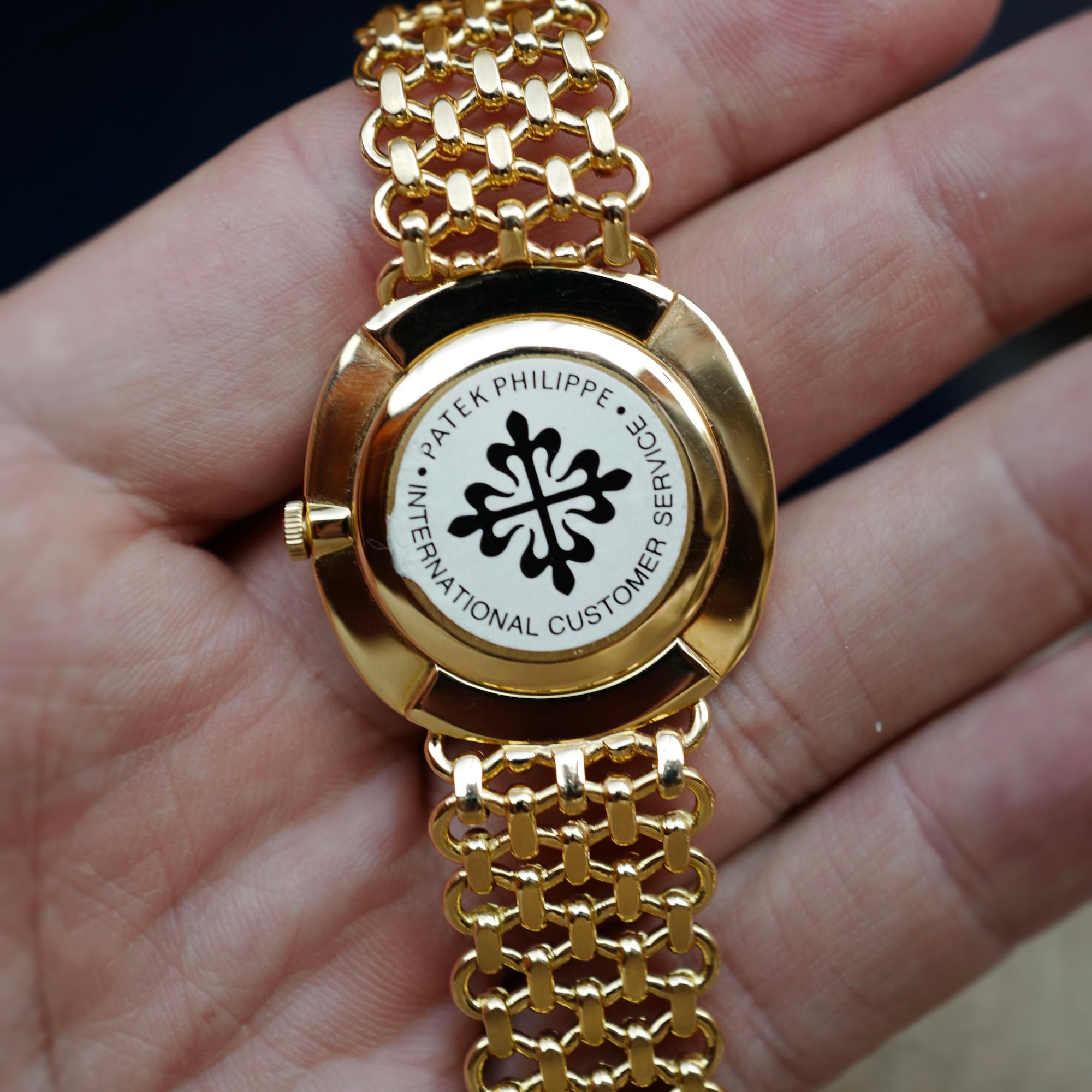 Patek Philippe Yellow Gold Circle Watch Ref. 3844