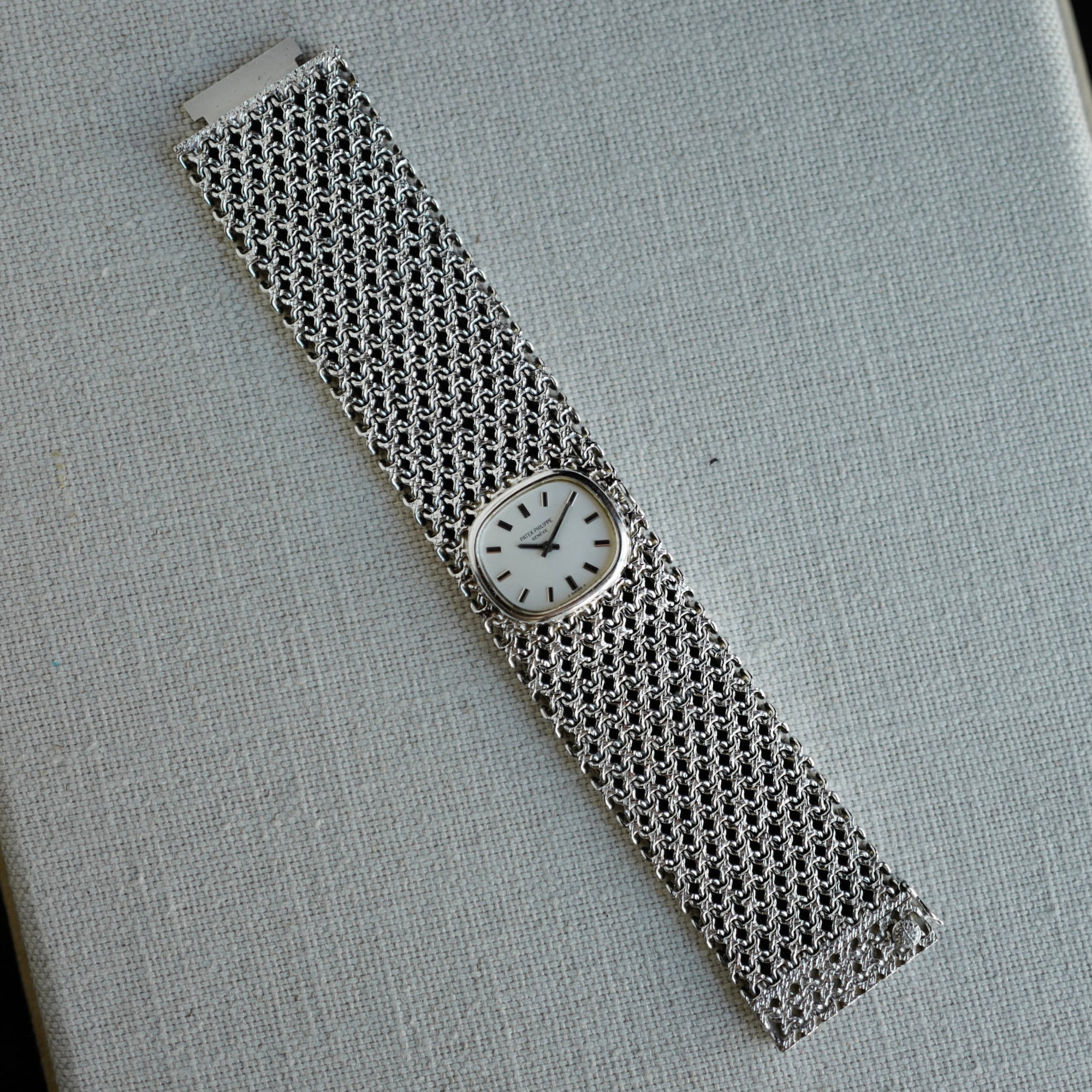 Patek Philippe White Gold Bracelet Watch Ref. 4151