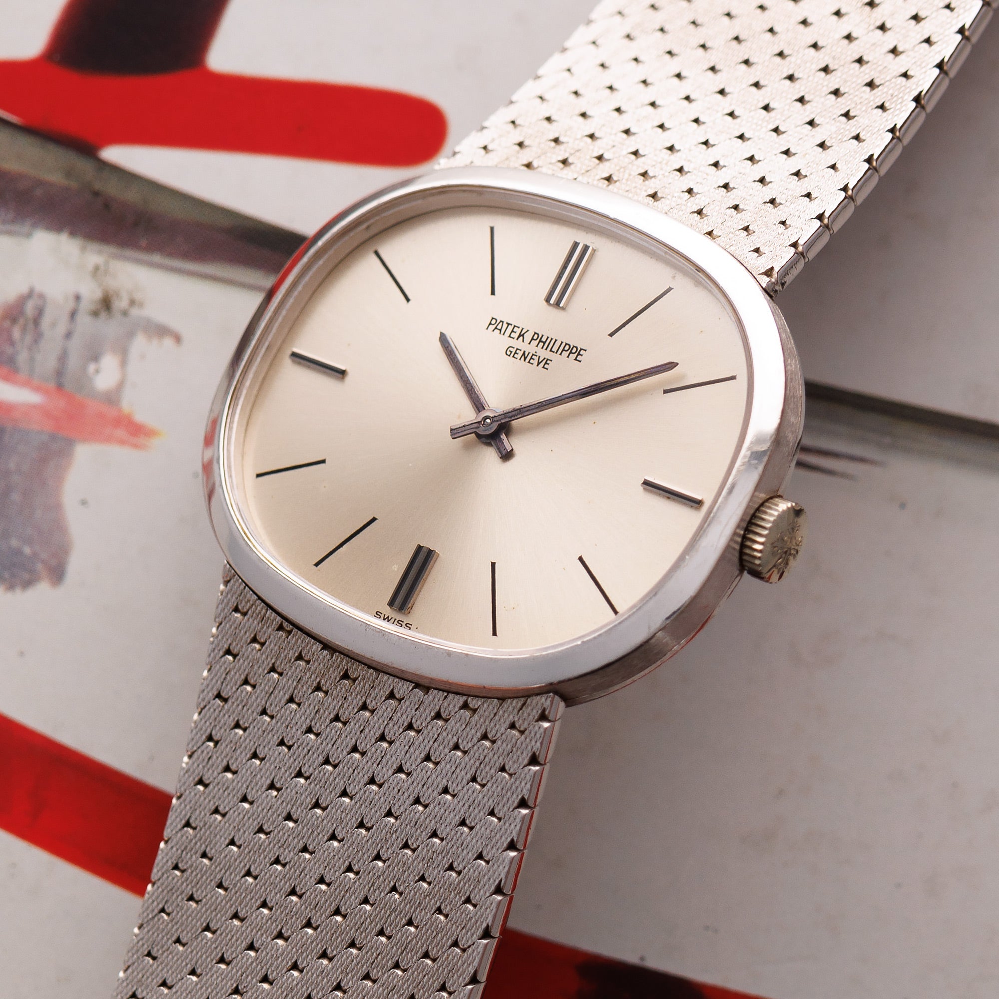 Patek Philippe White Gold Ellipse 3545 - Main Image