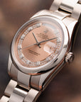 Rolex White Gold Salmon Dial Day-Date Ref. 118209