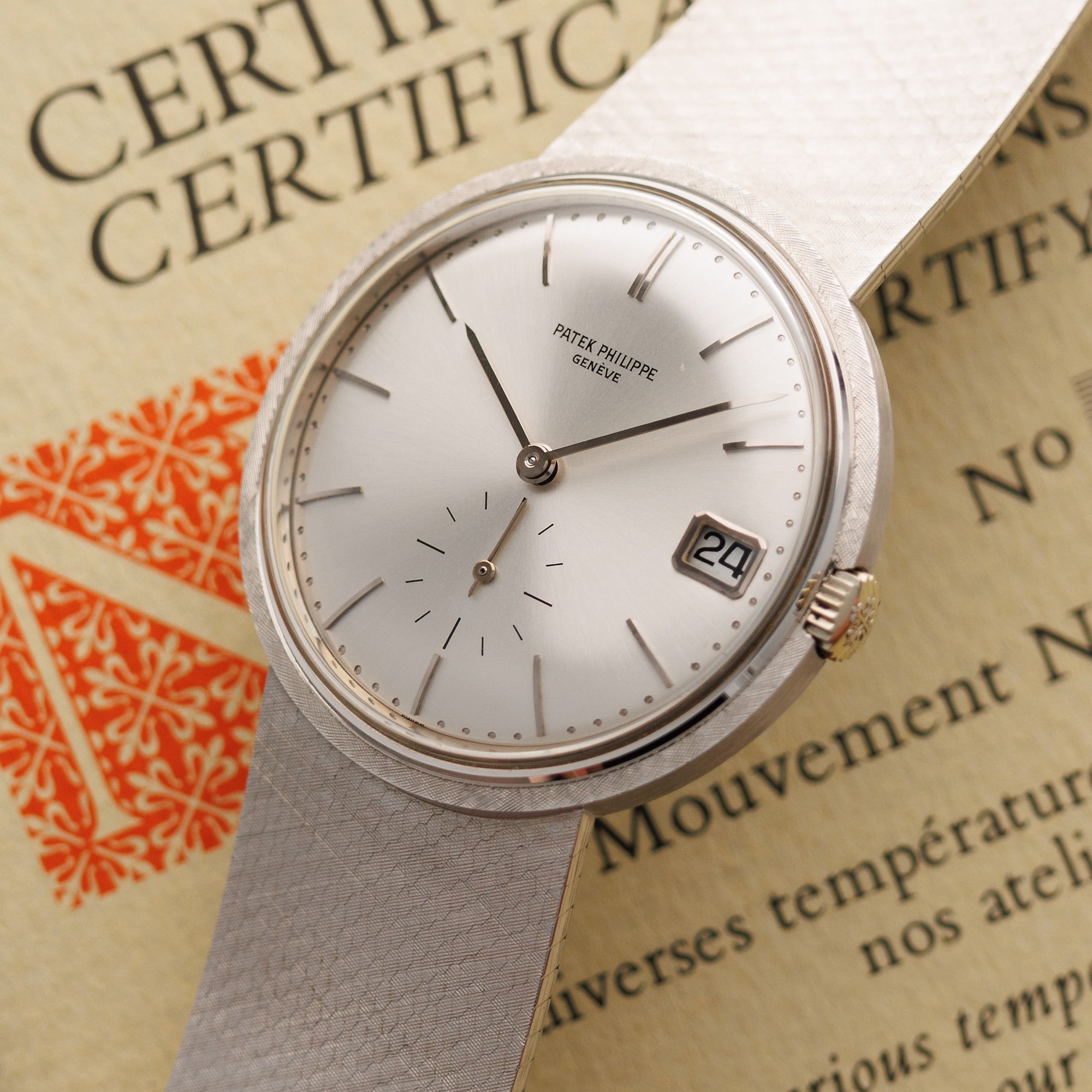 Patek Philippe - Patek Philippe White Gold Automatic Watch Ref. 3445 - The Keystone Watches