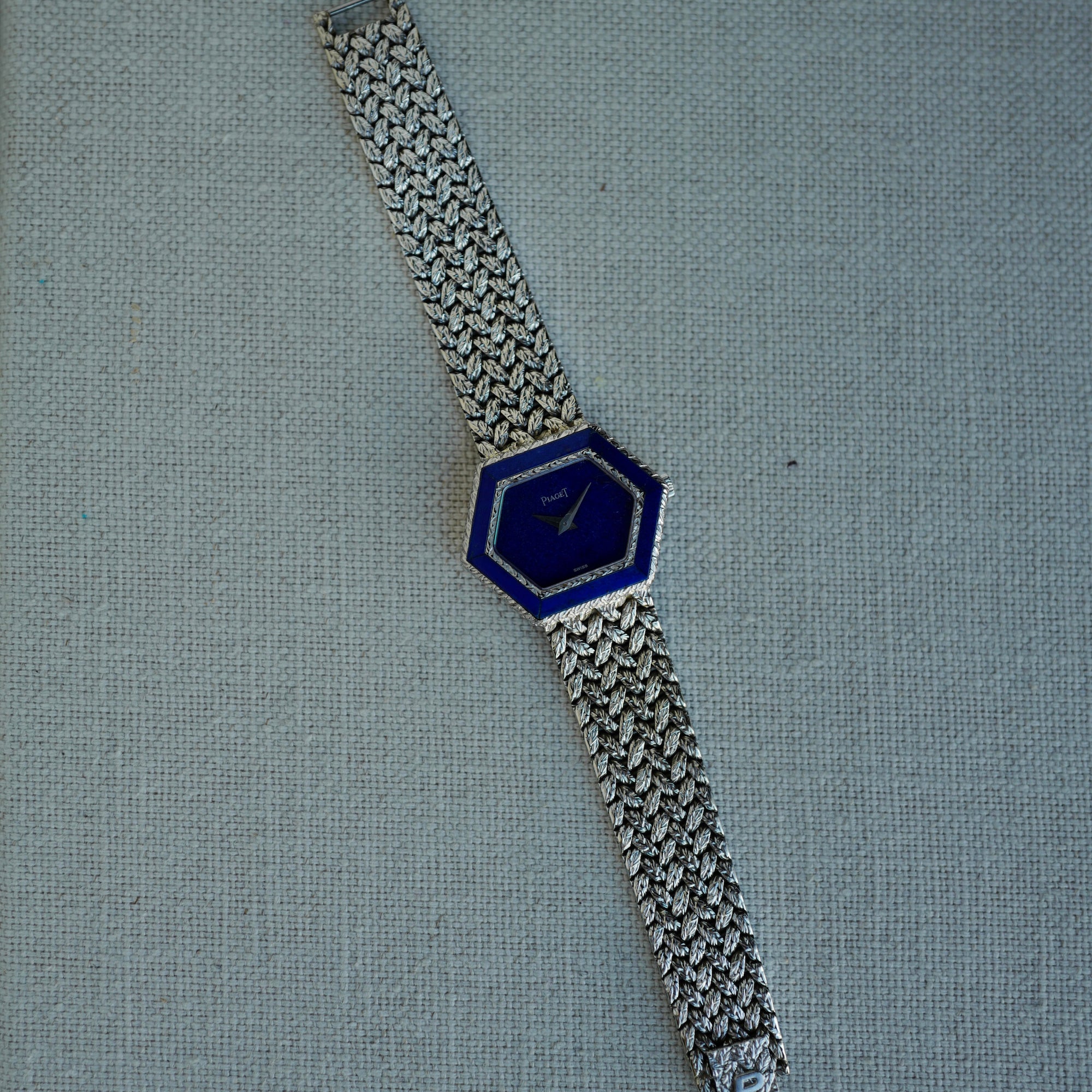 Piaget - Piaget White Gold Lapis Watch Ref. 9553 - The Keystone Watches