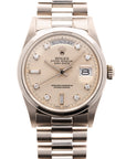 Rolex Platinum Day Date Smooth Bezel Ref. 18206