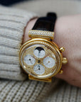 IWC - IWC Yellow Gold Perpetual Calendar Chronograph Da Vinci Ref. IW9253-05 - The Keystone Watches
