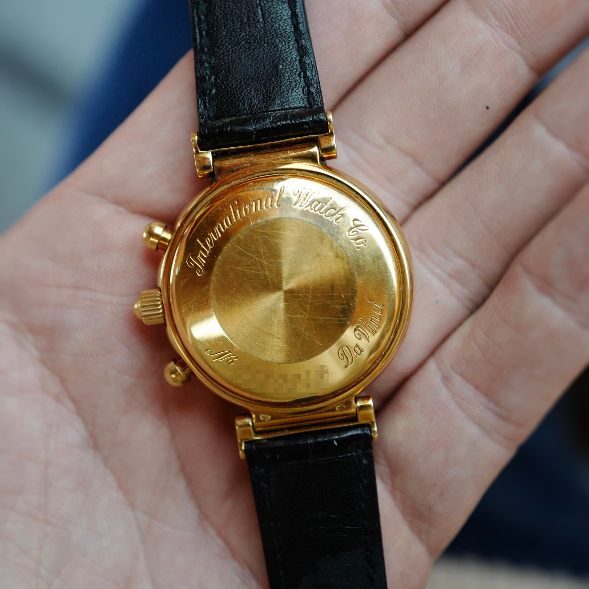 IWC - IWC Yellow Gold Perpetual Calendar Chronograph Da Vinci Ref. IW9253-05 - The Keystone Watches